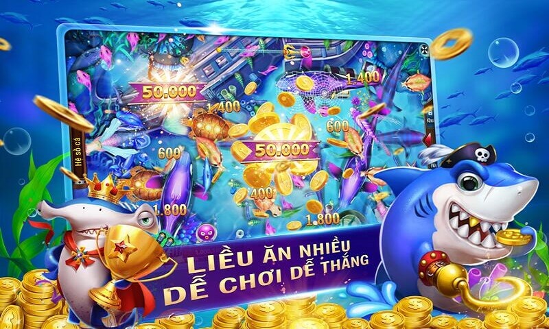Bắn cá ăn xu với kho đổi thưởng đa dạng