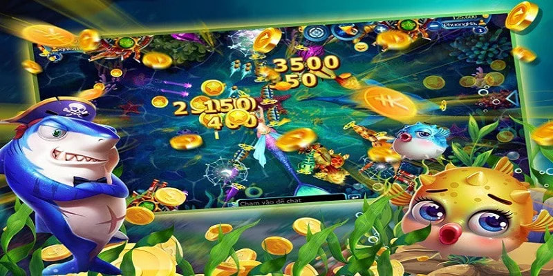 Hệ thống game bắn cá xèng 3 cung cấp nhiều loại súng