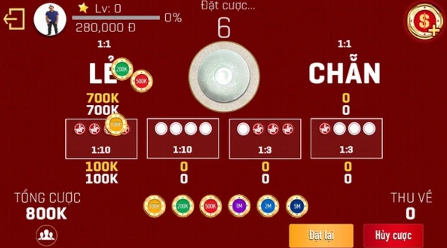 Thuật toán gấp thếp trong game xóc đĩa online